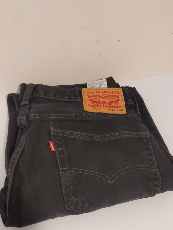 Levis Strauss Other - Levis 505 Black Jeans 32x29 (32x30 Tag) Straight Leg
